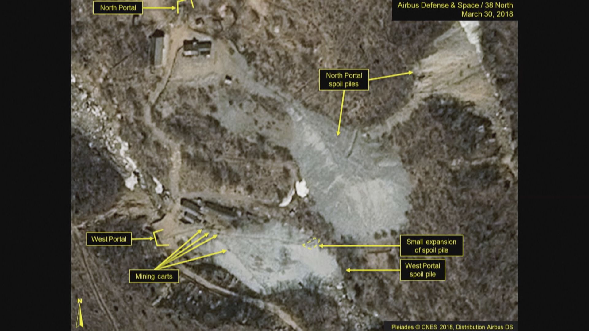 北韓據報加快豐溪里核試場坑道修復　下月或核試