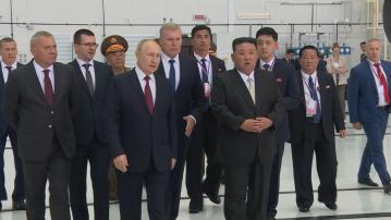 金正恩在俄羅斯國慶日向普京致賀電 日媒指普京最快下周訪朝