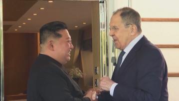 金正恩晤拉夫羅夫　指朝俄領導人交換意見對維護利益至為重要