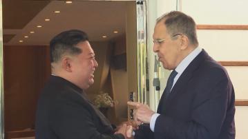 金正恩晤拉夫羅夫　同意進一步鞏固和發展全面戰略伙伴關係