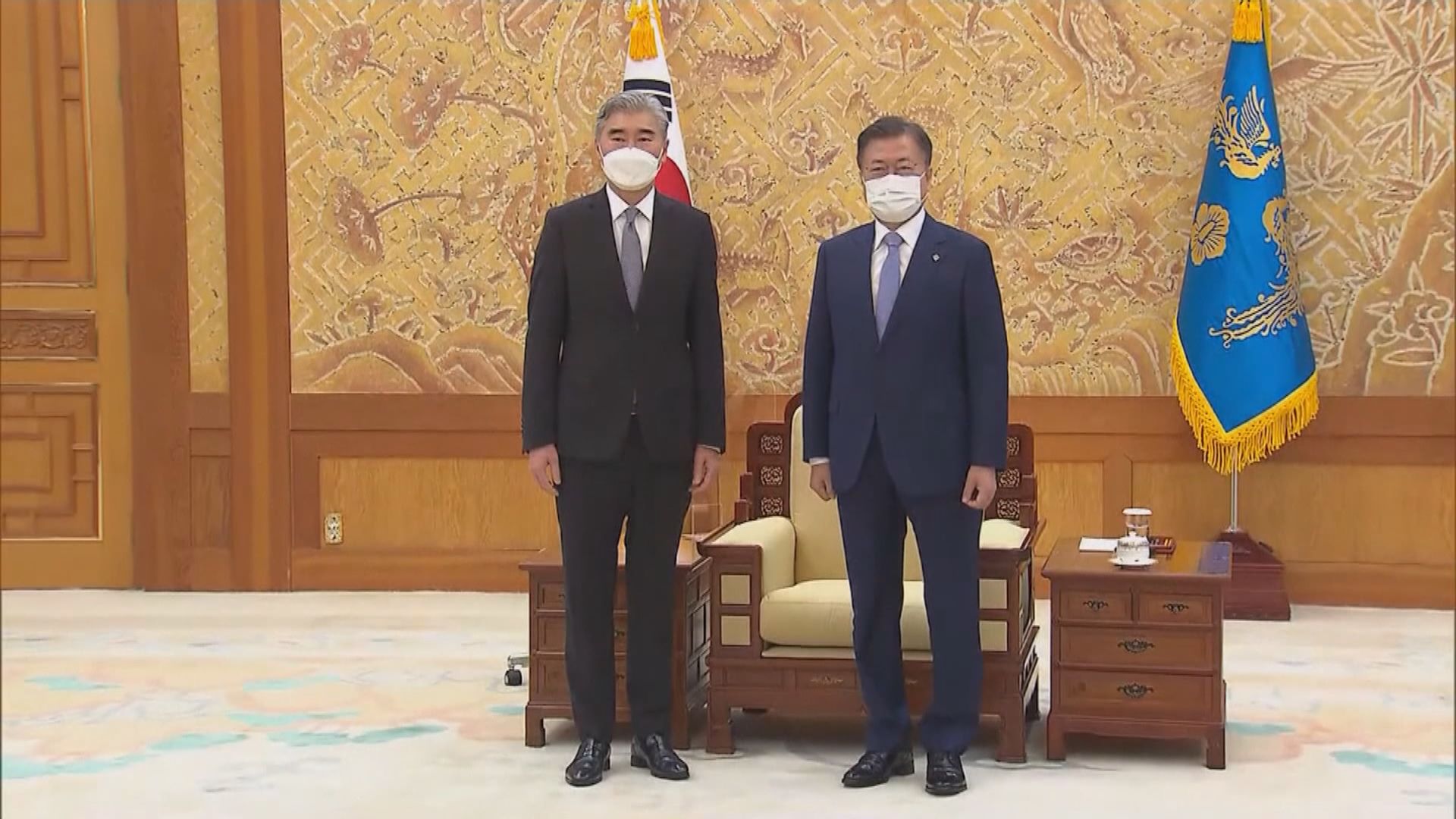 文在寅接見美國新任北韓事務特別代表　討論北韓問題