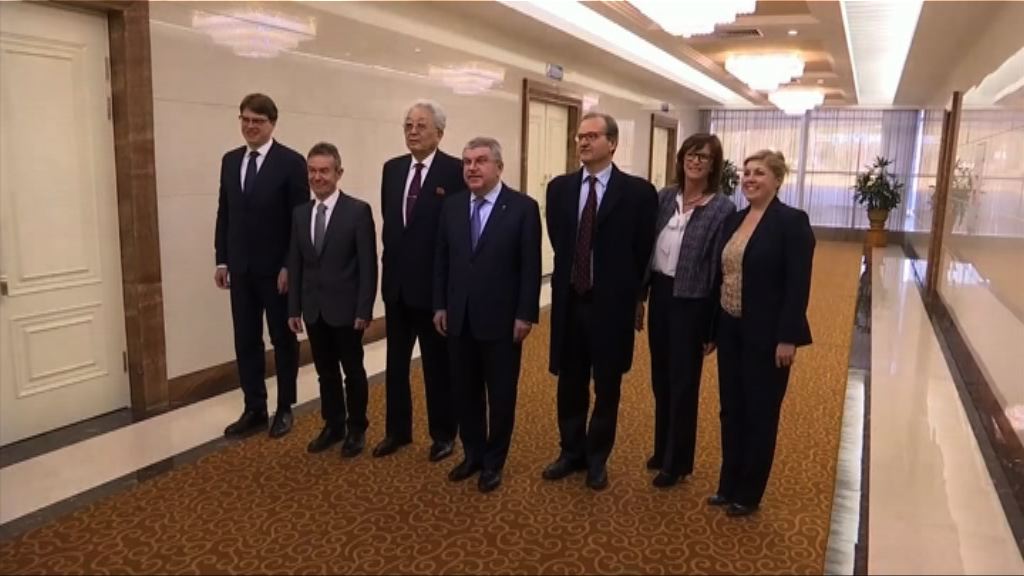 金正恩肯定國際奧委會的貢獻