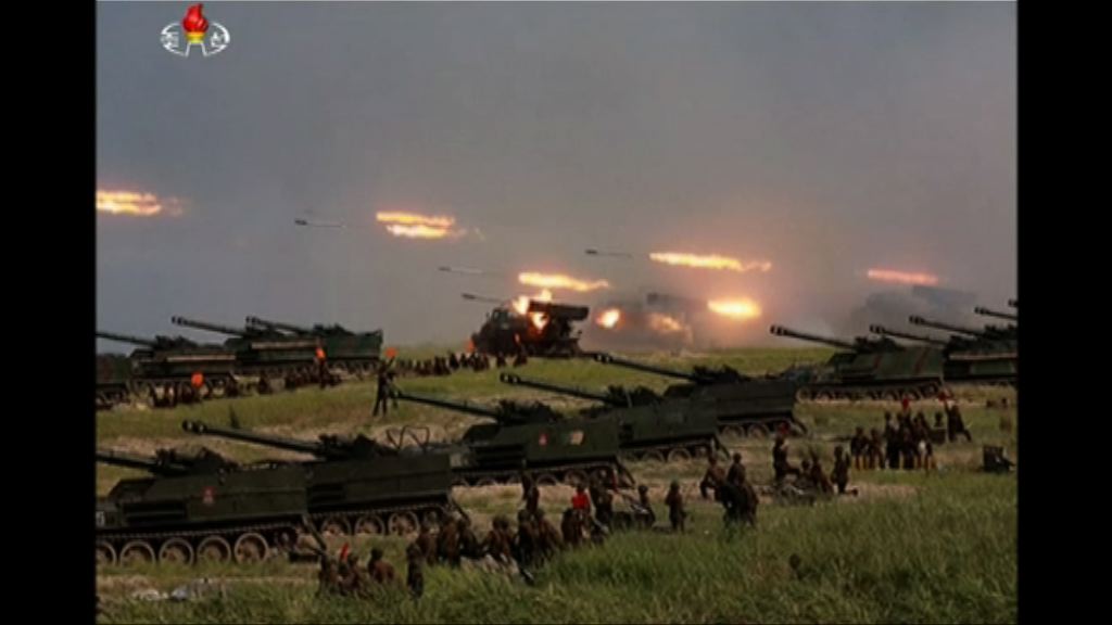 金正恩視察軍方模擬攻擊南韓島嶼