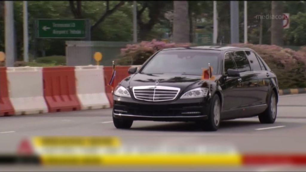 金正恩據報已抵達新加坡