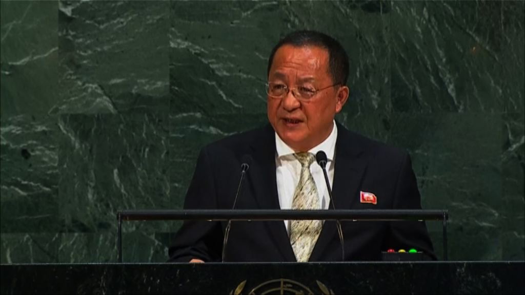 北韓外長：導彈遍及美國無可避免