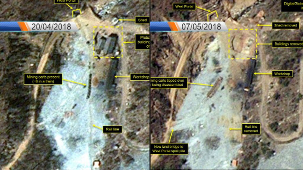 北韓已開始拆除豐溪里核試場