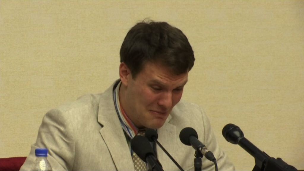 遭北韓判勞改美國大學生獲釋