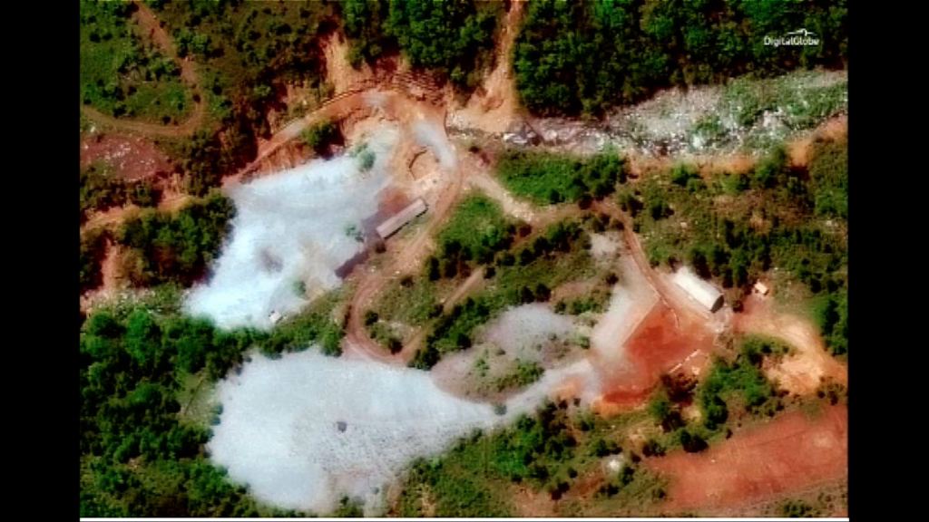 北韓豐溪里核試場最快今日拆除