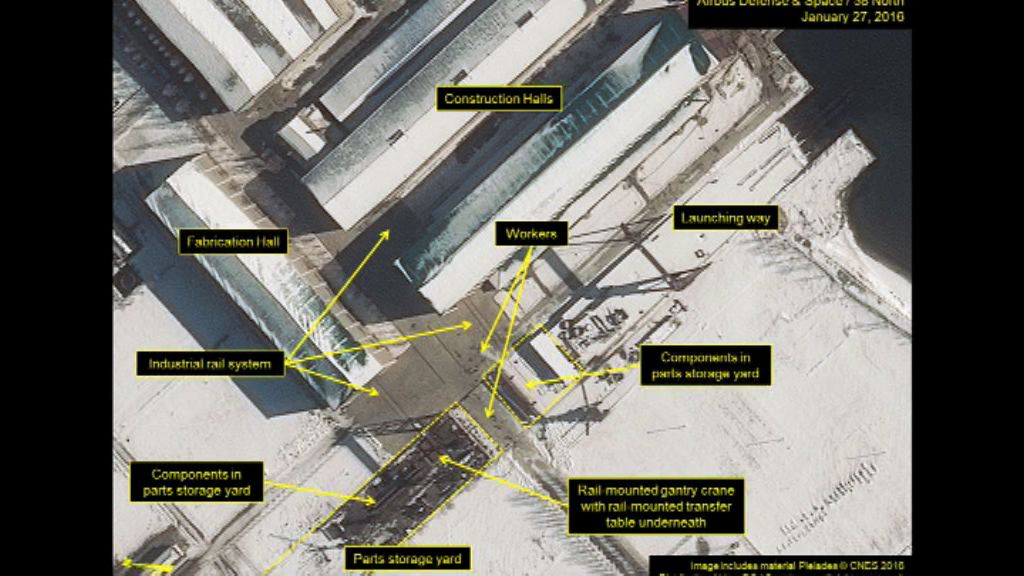 衛星圖片證北韓正建造大型潛艇
