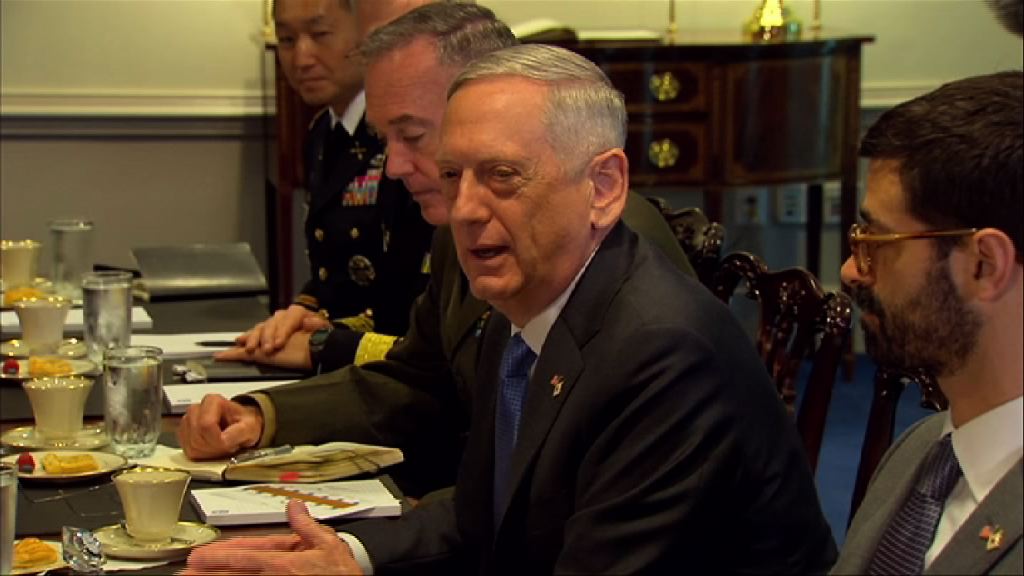 美防長指未有打算放棄以外交解決北韓問題