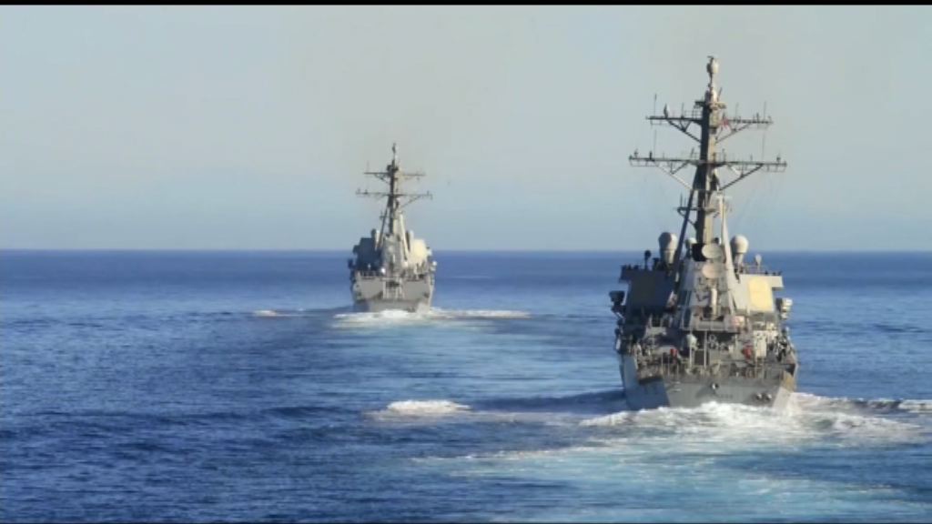 美軍航空母艦戰鬥群開赴西太平洋