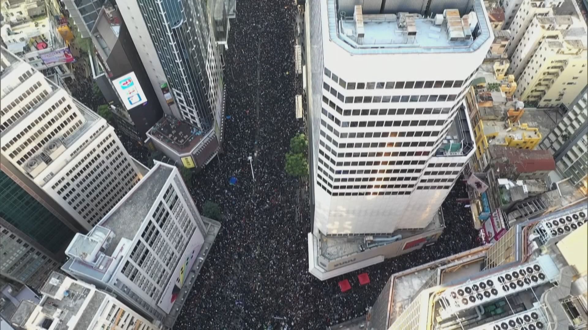 【高空視角】航拍看12.8遊行