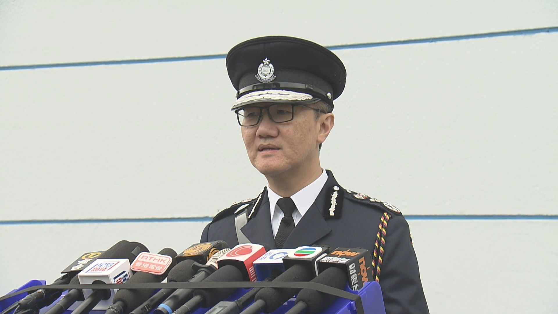 【足本全片】蕭澤頤出席警察學院結業會操後見記者