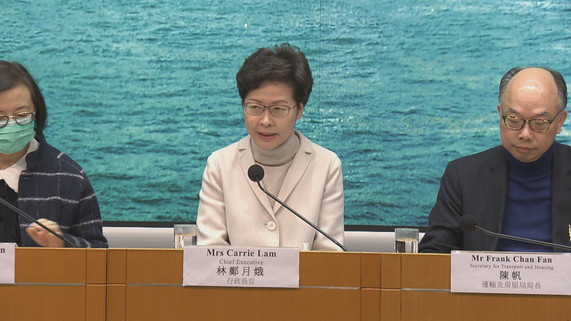 【最新】林鄭：口岸關閉與醫管局員工罷工完全無關　以極端手法威迫政府不會得逞