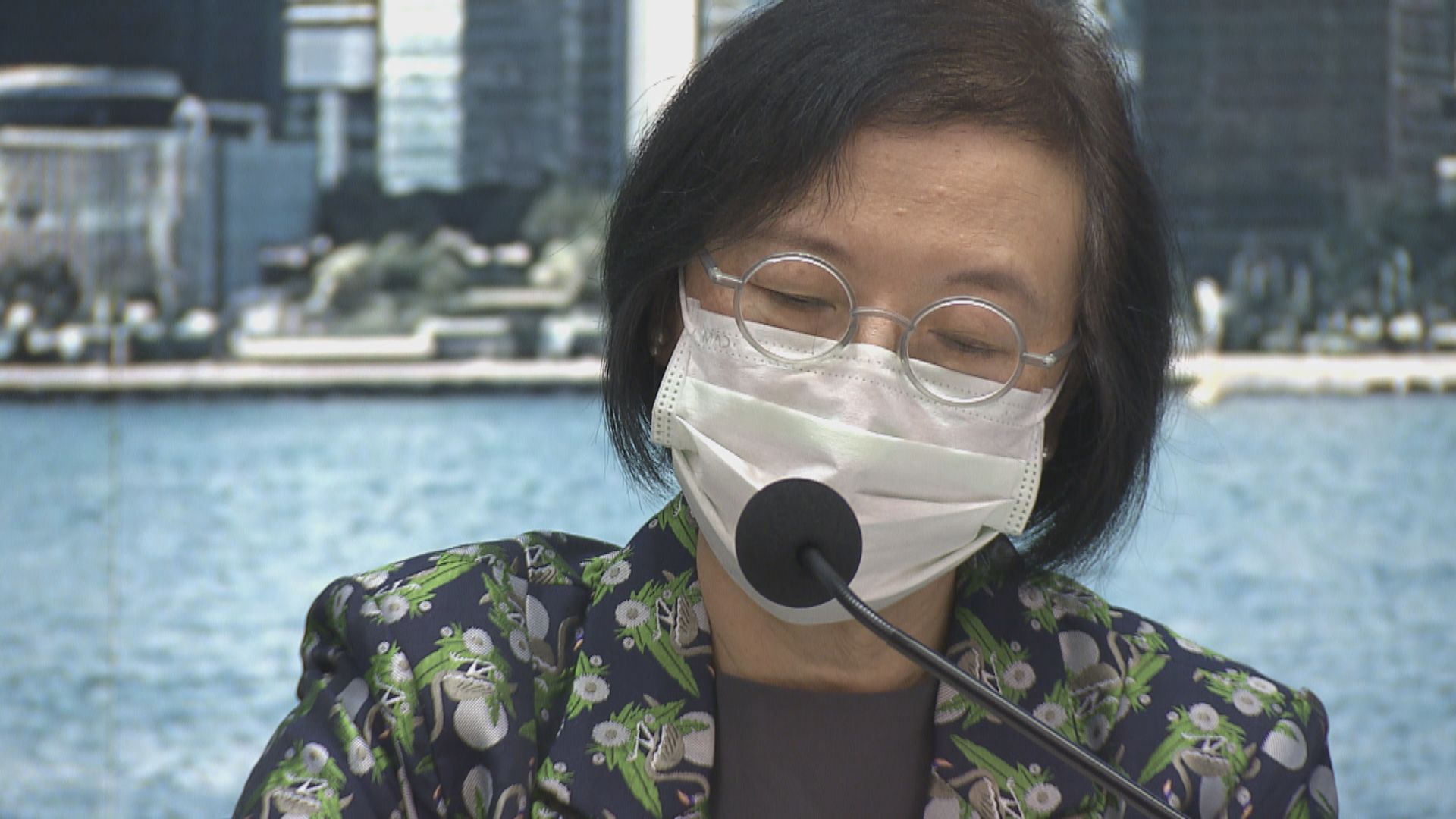 陳肇始記者會完結前知悉口罩內外反轉　離開會場後已妥善處理