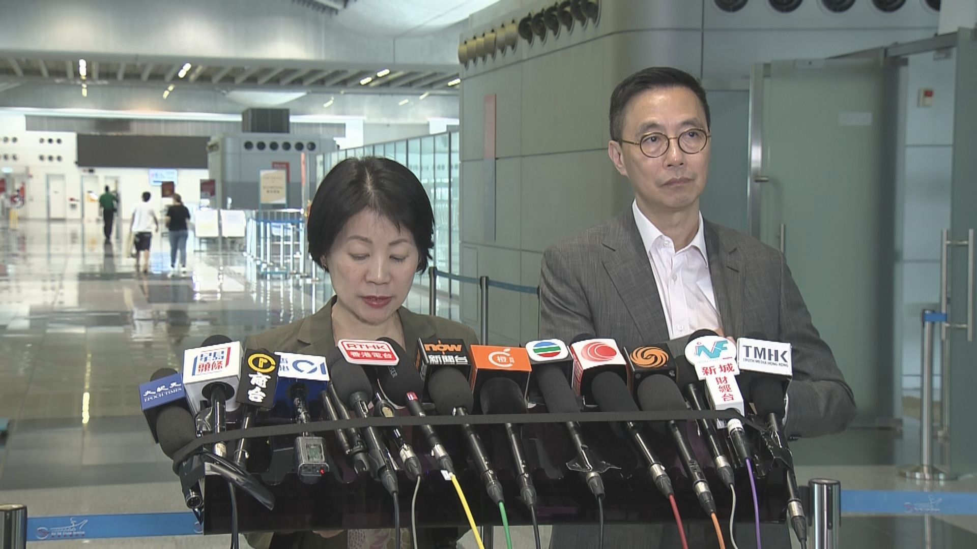 【足本全片】楊潤雄等視察啟德郵輪碼頭後晤傳媒(一)