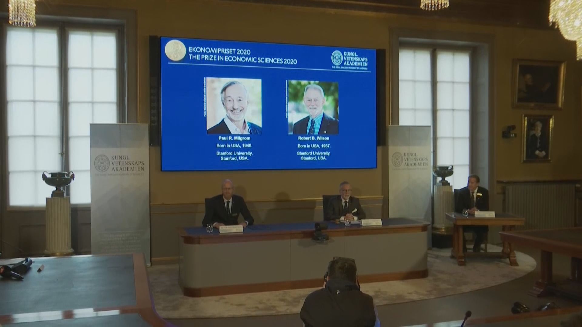 威爾遜及米爾格龍奪諾貝爾經濟學獎