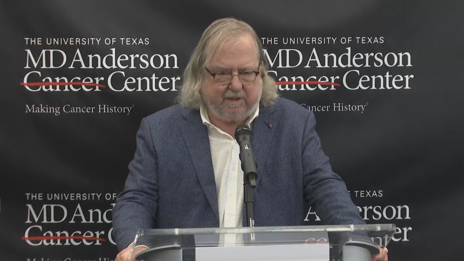 諾貝爾醫學獎得主艾利森在紐約開記者會