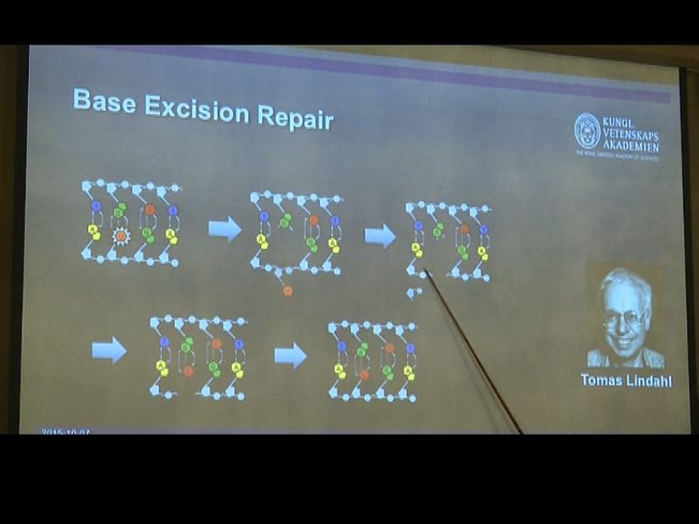 三諾貝爾化學獎得主專注基因修復研究