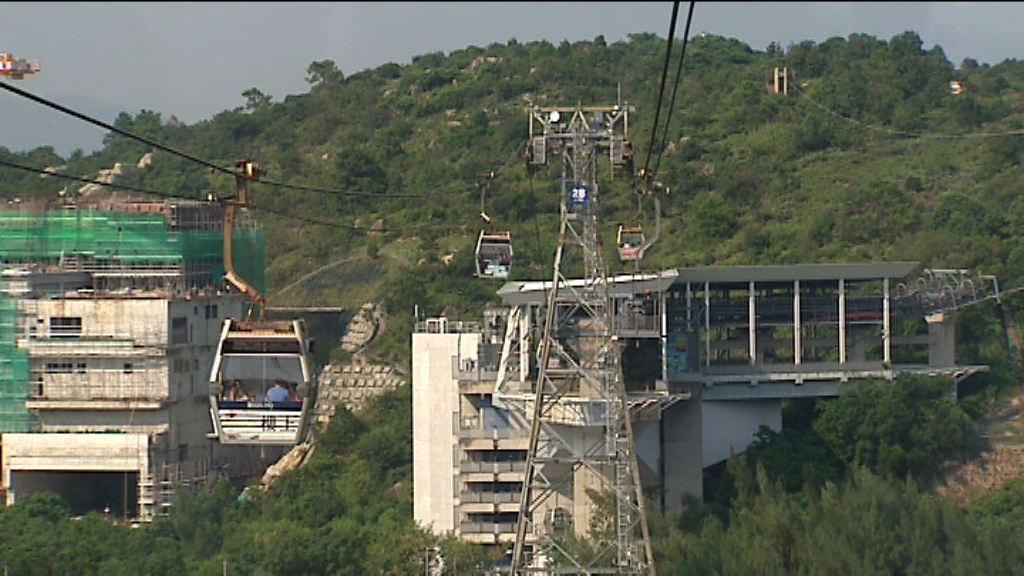 昂坪360去年客量跌近四成　主因是更換纜索