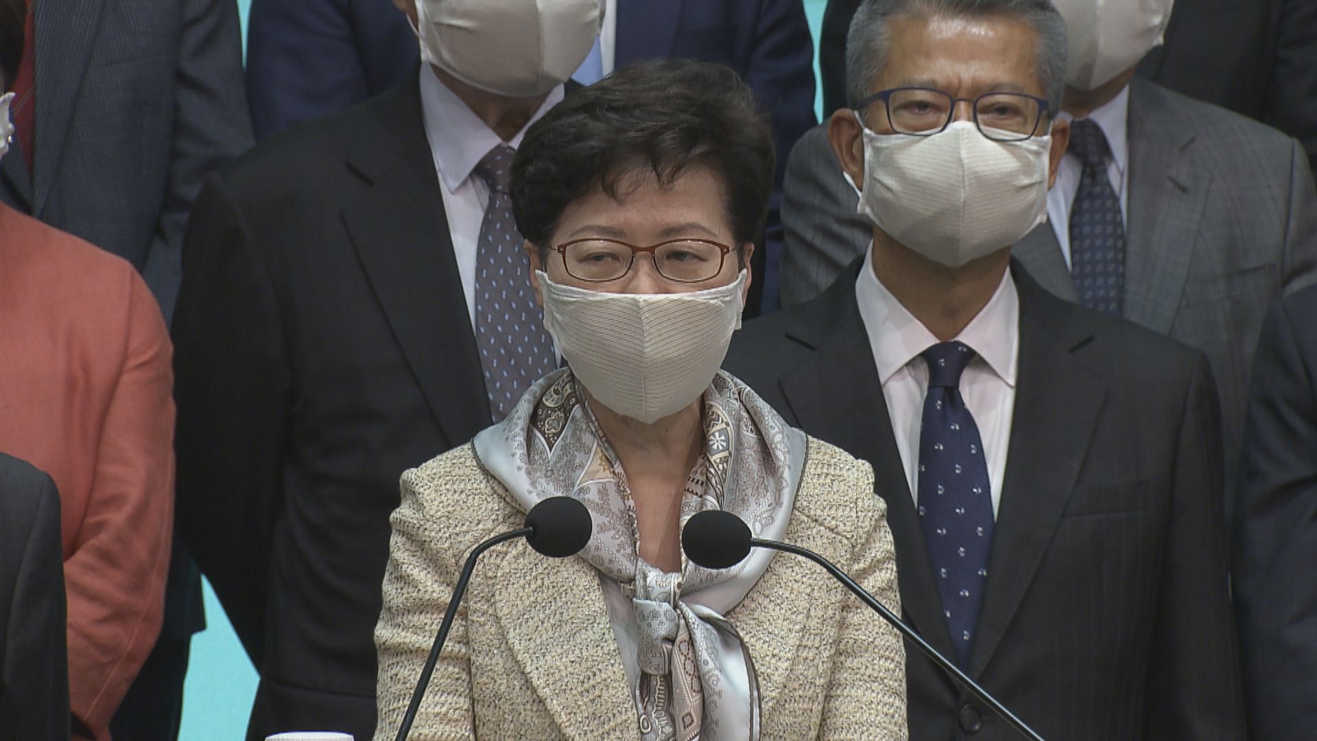 林鄭月娥：特區政府支持人大建立香港國安法