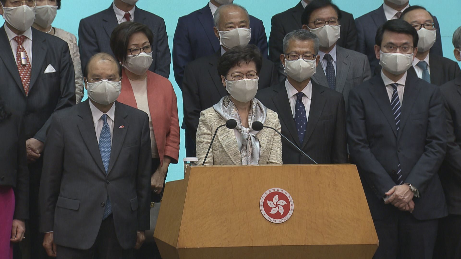 林鄭：可見將來特區政府未能自行為23條立法