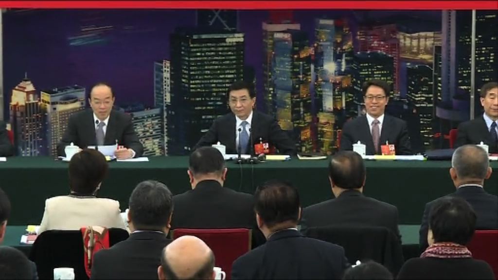 王滬寧促港人增強愛國精神和國家認同感