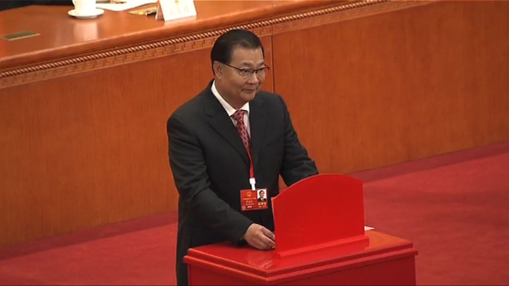 譚耀宗當選人大常委　稱23條立法是憲制責任