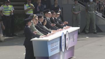 警校辦國安教育日匯演　李家超：有國安才有港安家安