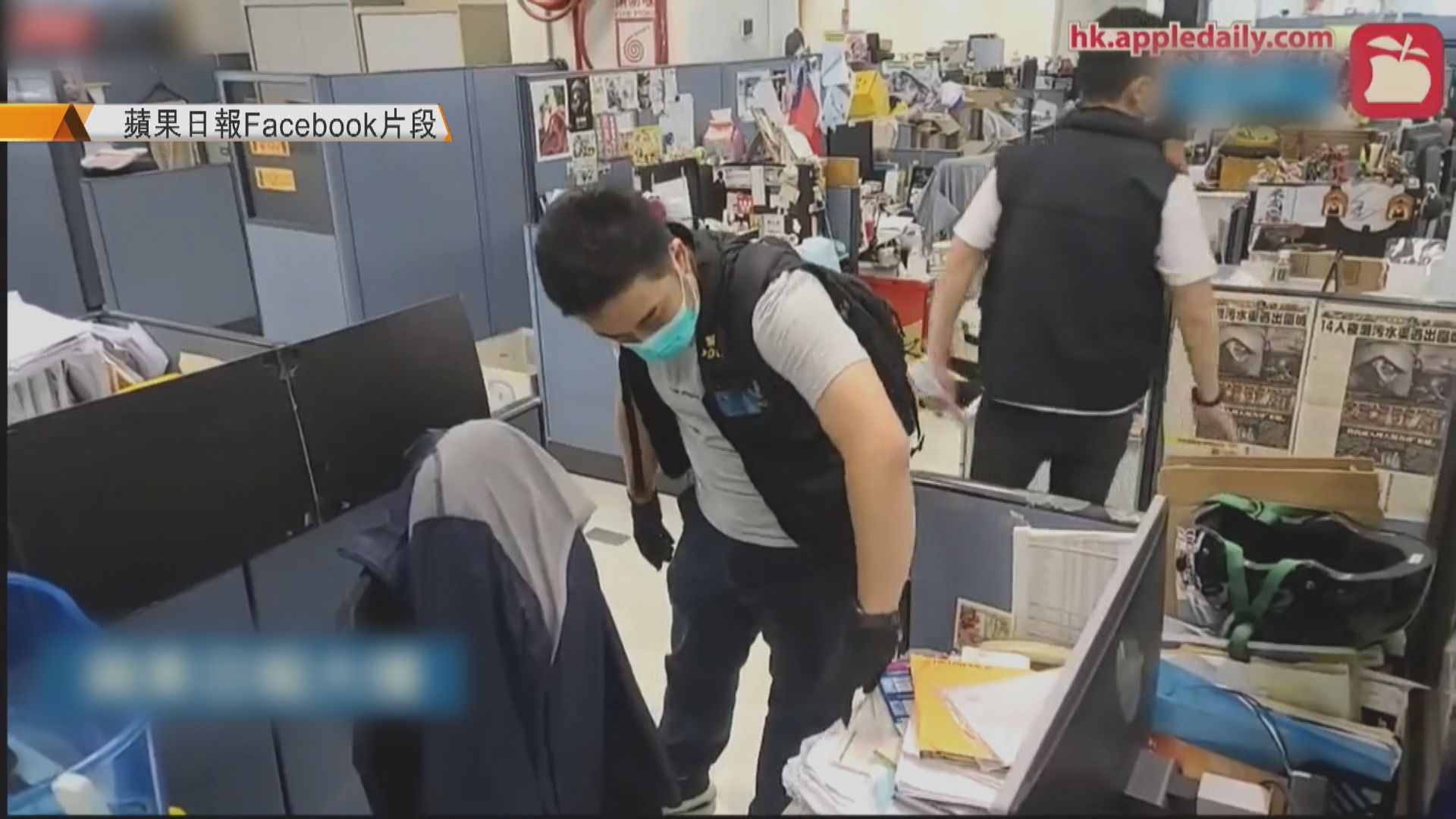 警用約四小時運走壹傳媒證物　整個行動歷時約九小時