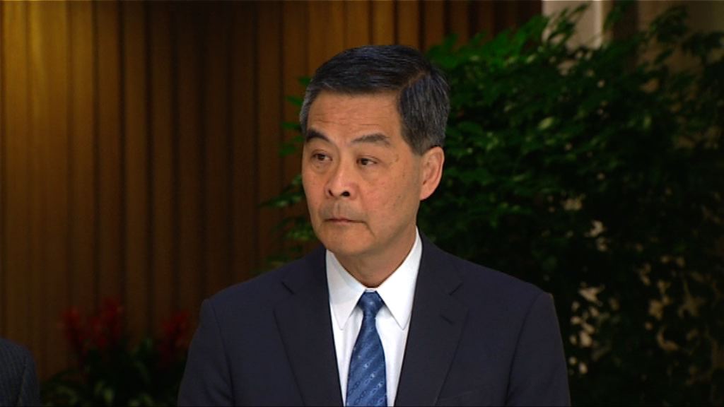 梁振英賀楊岳橋當選稱重視選民