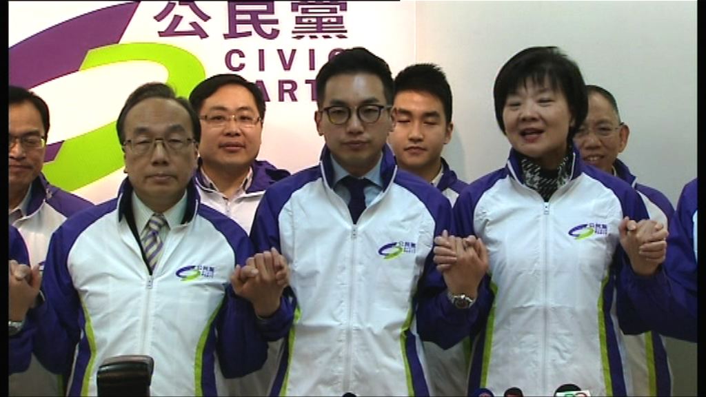 公民黨稱繼續與不同團體合作