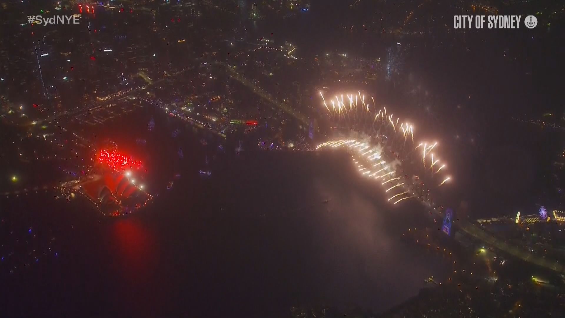 澳洲悉尼12分鐘煙花匯演迎接2020年