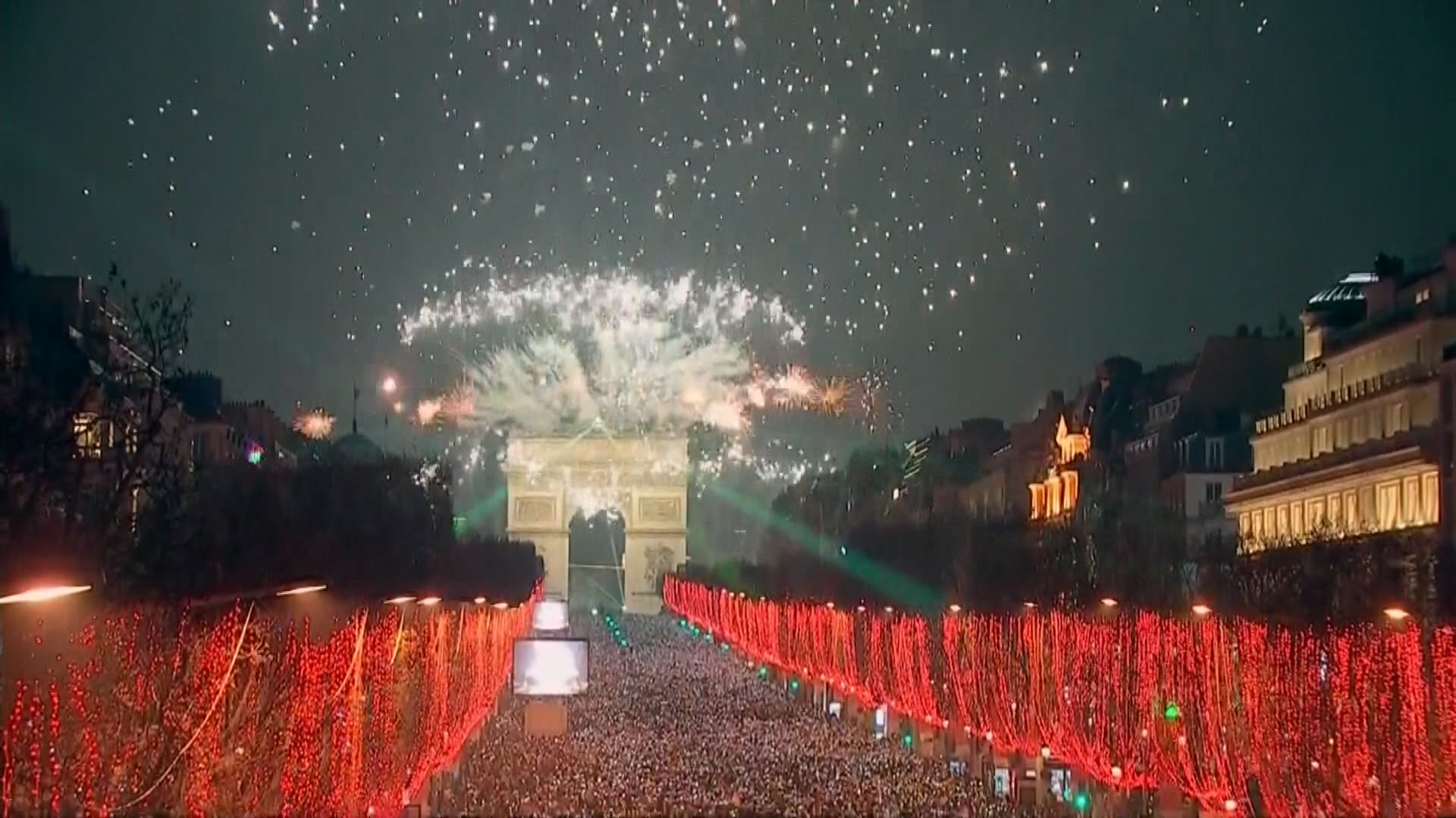 歐洲多國慶祝踏入2020年