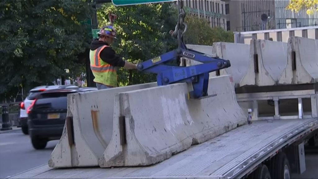 美國紐約市加裝路障防止汽車襲擊