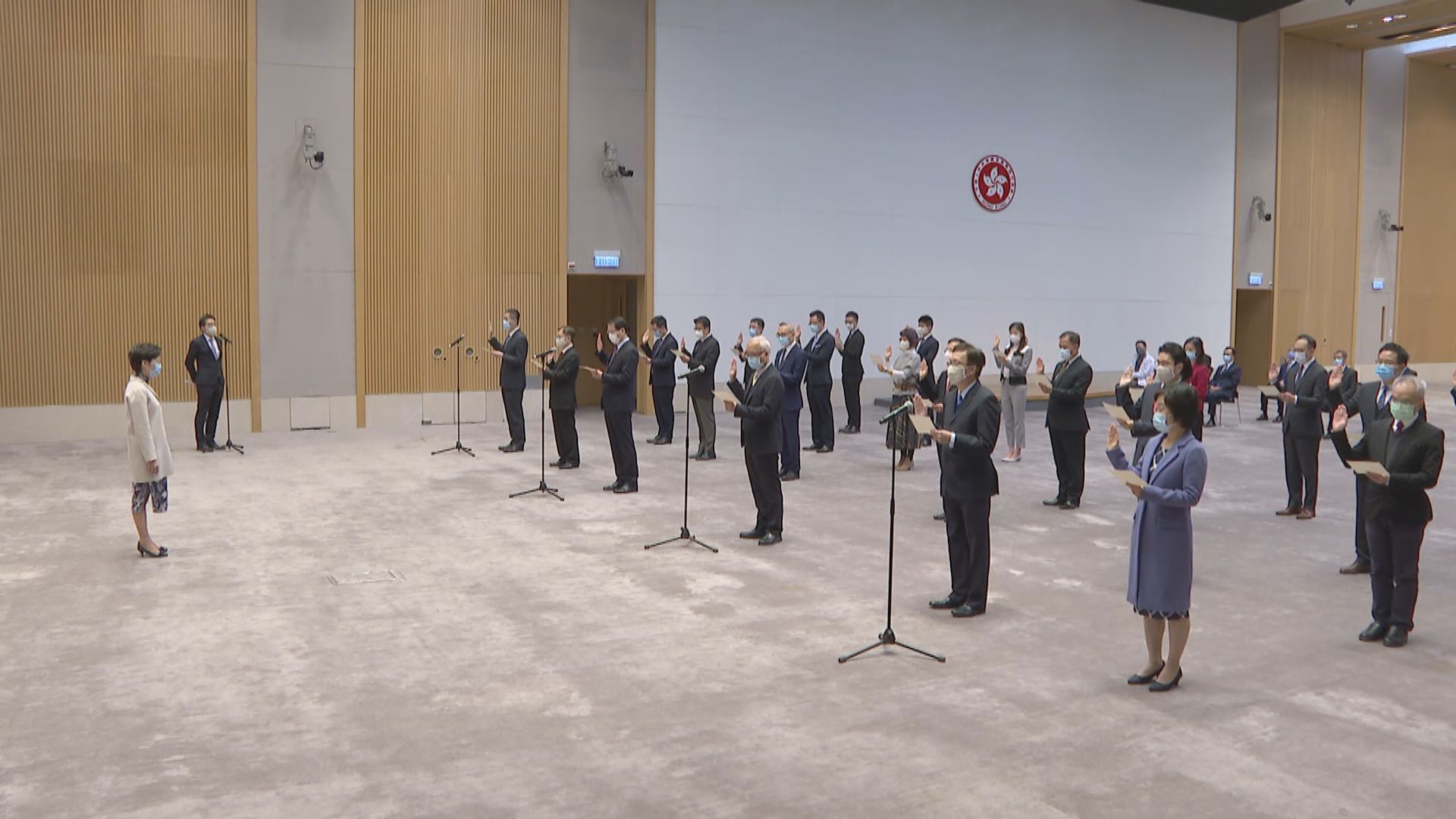 政府全體副局長及政治助理今宣誓擁護基本法