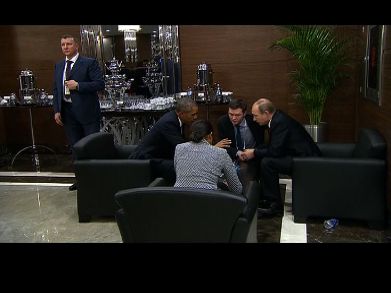 美俄領袖在G20期間短暫交談