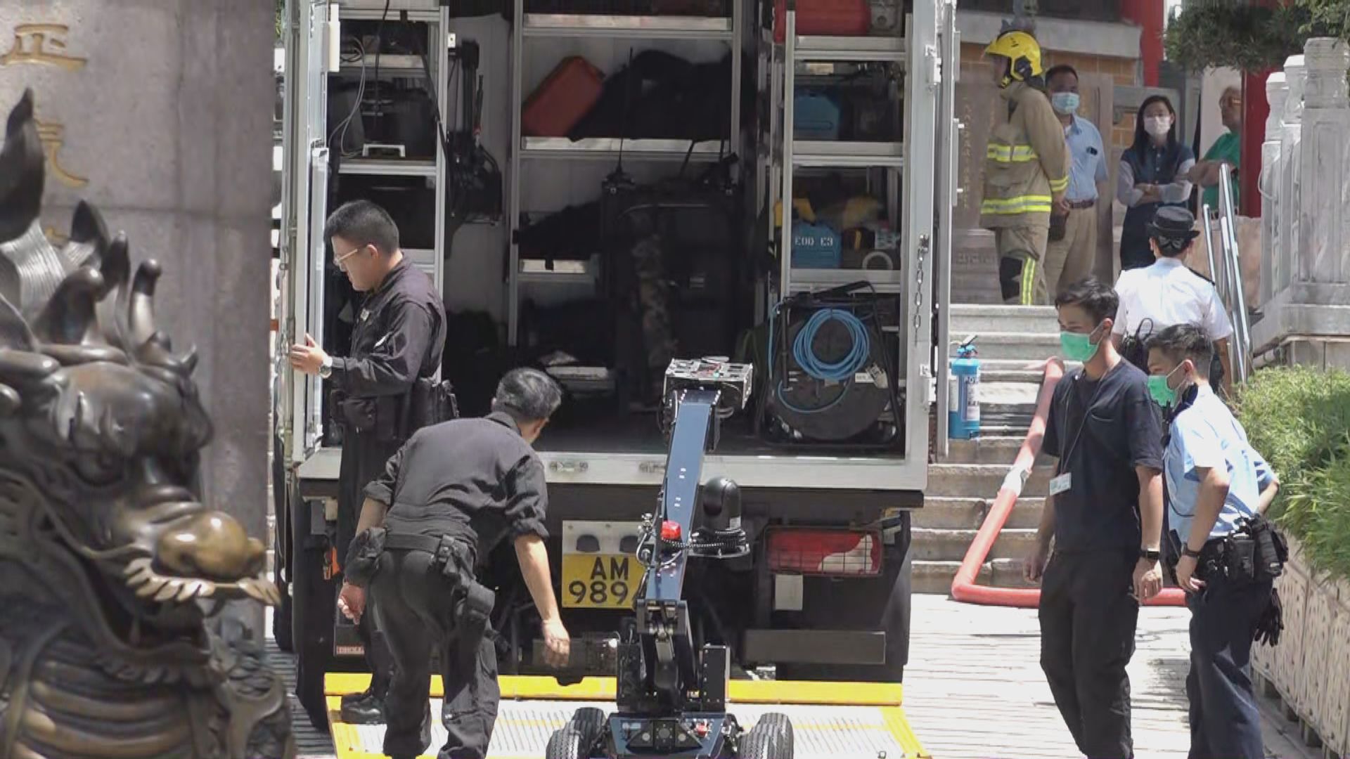 黃大仙祠發現可疑物品　約一百人疏散