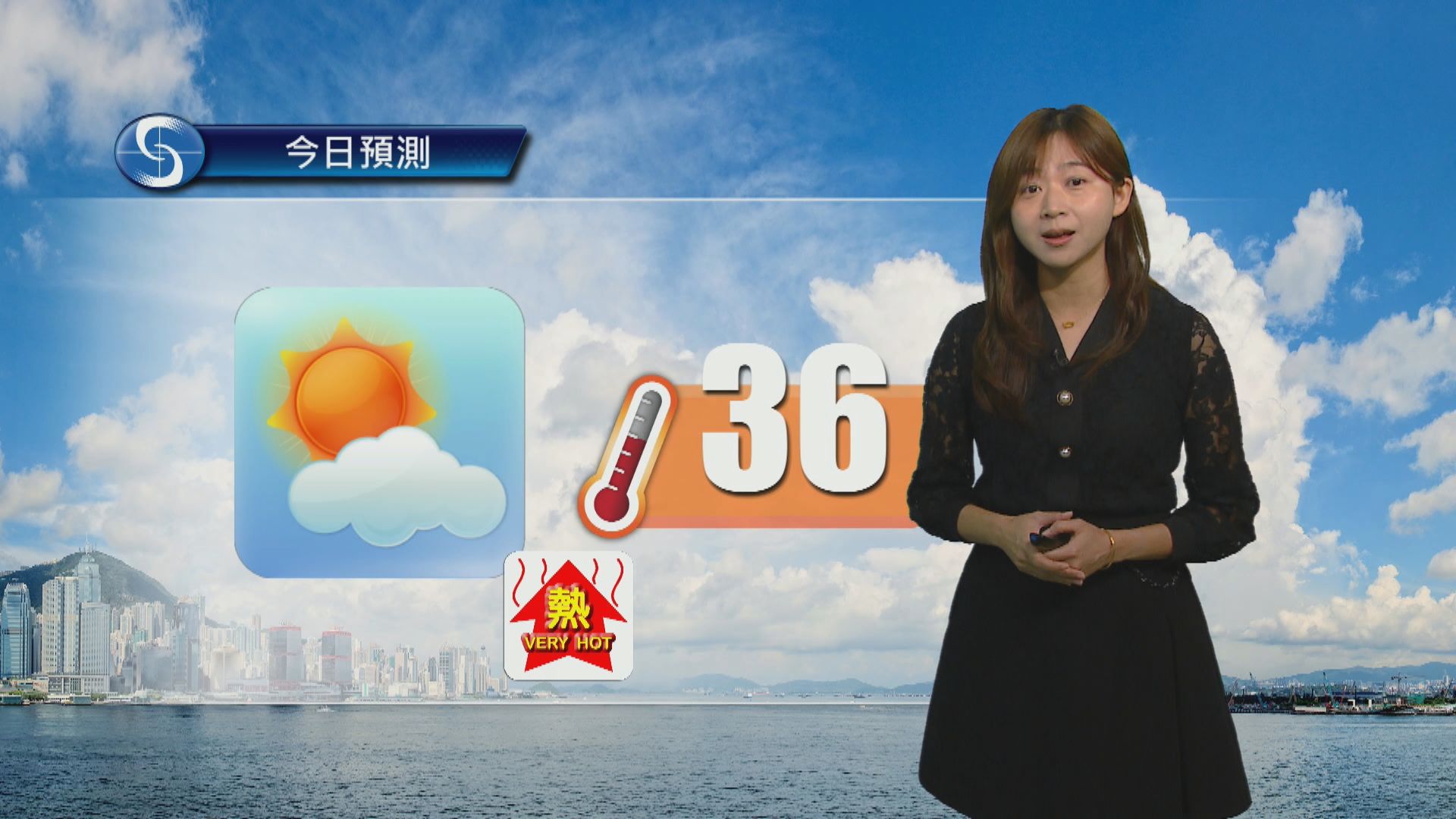 天氣報告｜日間極端酷熱　最高氣溫約36度