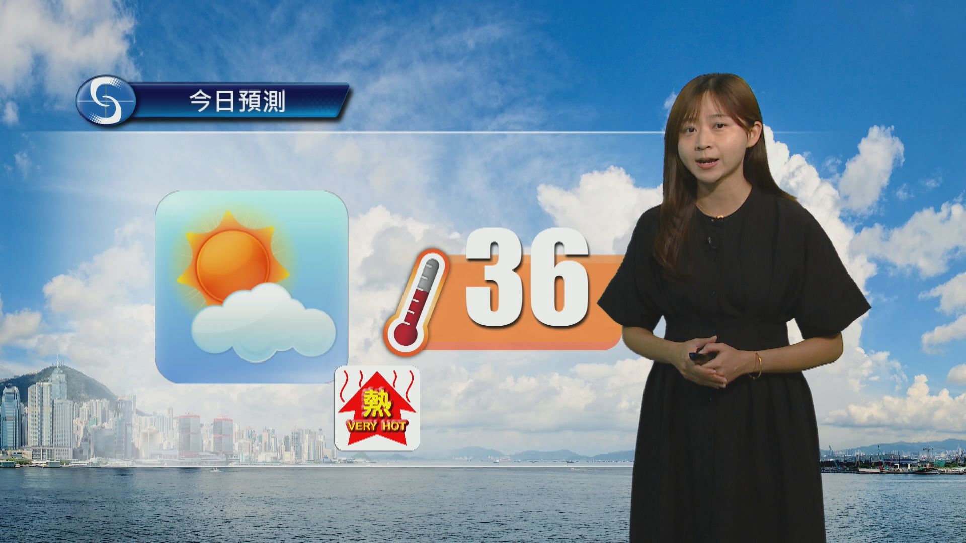 天氣報告｜日間極端酷熱　市區最高氣溫約36度