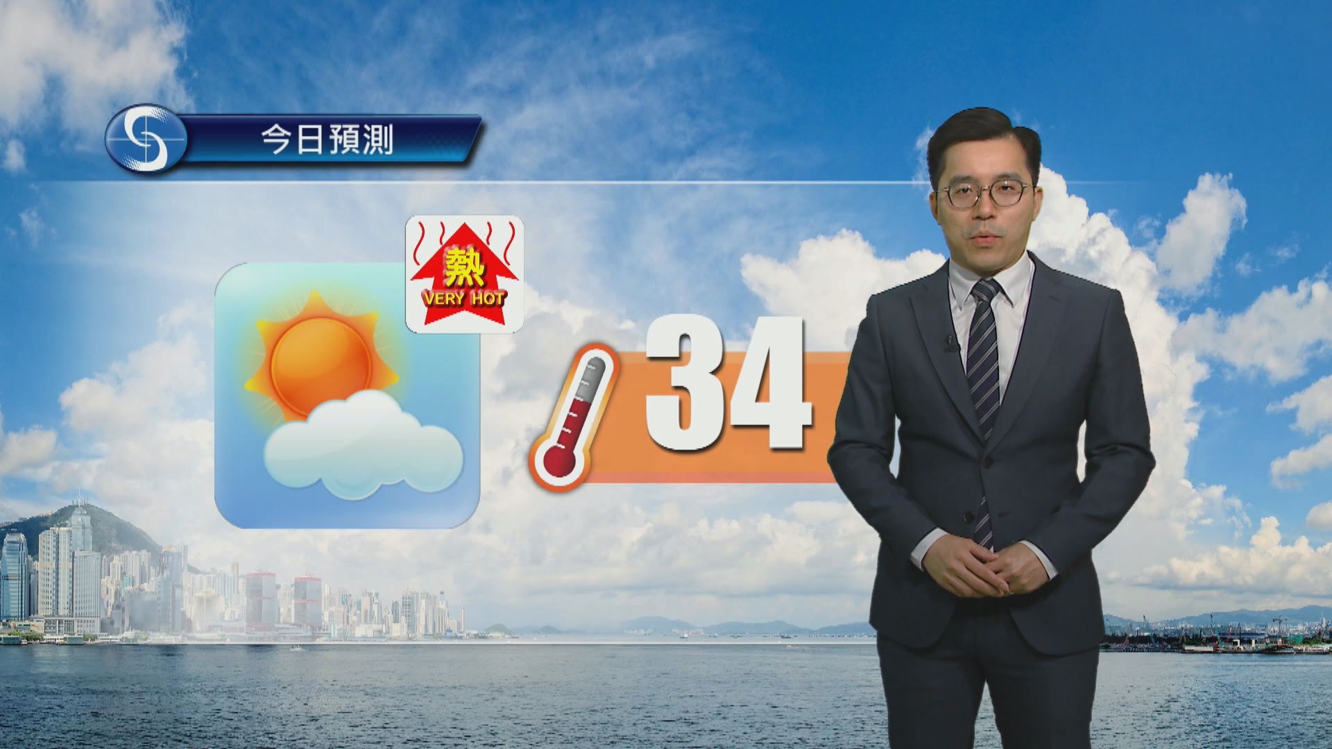 天氣報告｜市區最高氣溫34度　部分地區極端酷熱