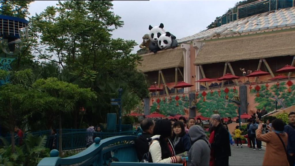 海洋公園農曆新年自由行旅客升三成半