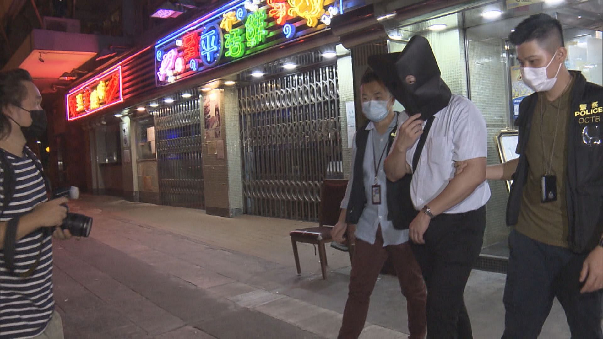 黃大仙酒樓黑幫聚餐　警拘五人票控逾百人