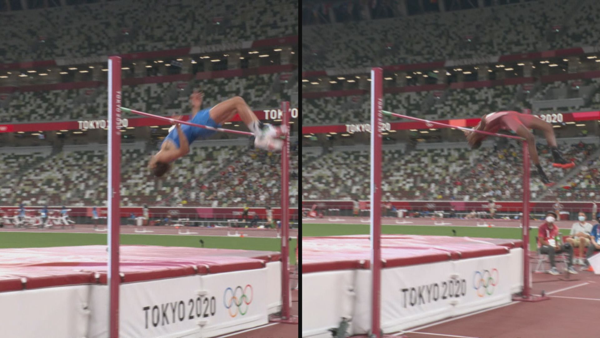 男子跳高出現雙冠軍