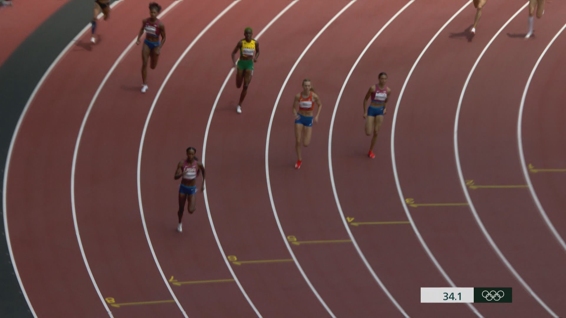 奧運田徑男子200米　加拿大迪加斯奪金