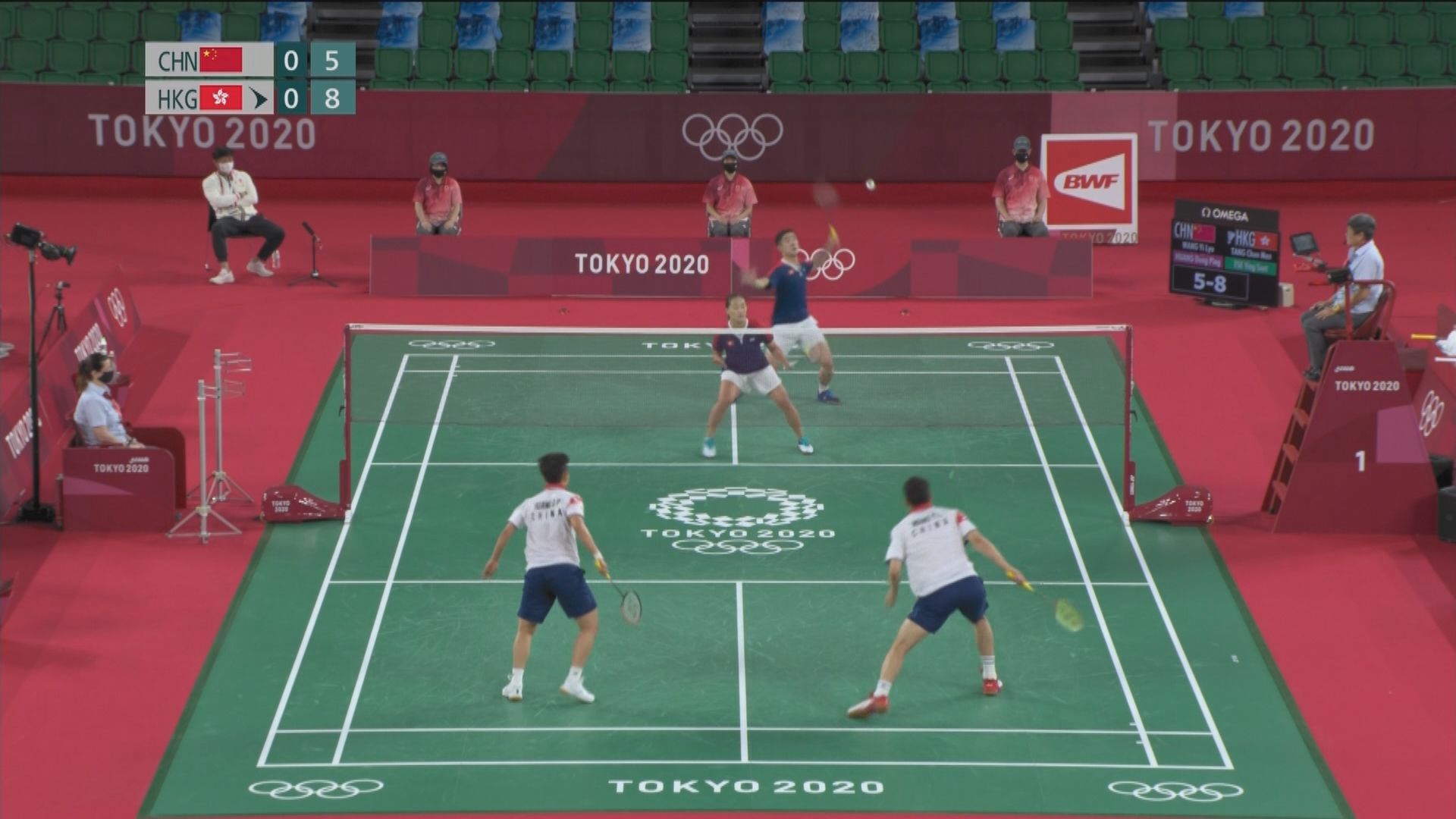 羽毛球混雙D組　鄧俊文和謝影雪不敵國家隊組合