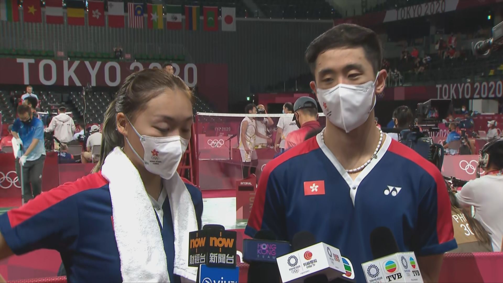 羽毛球混雙準決賽　港隊「鄧謝配」不敵國家隊