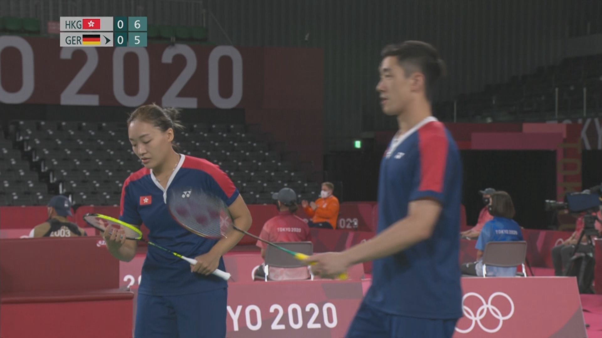 羽毛球混雙分組賽　鄧俊文謝影雪成功躋身八強