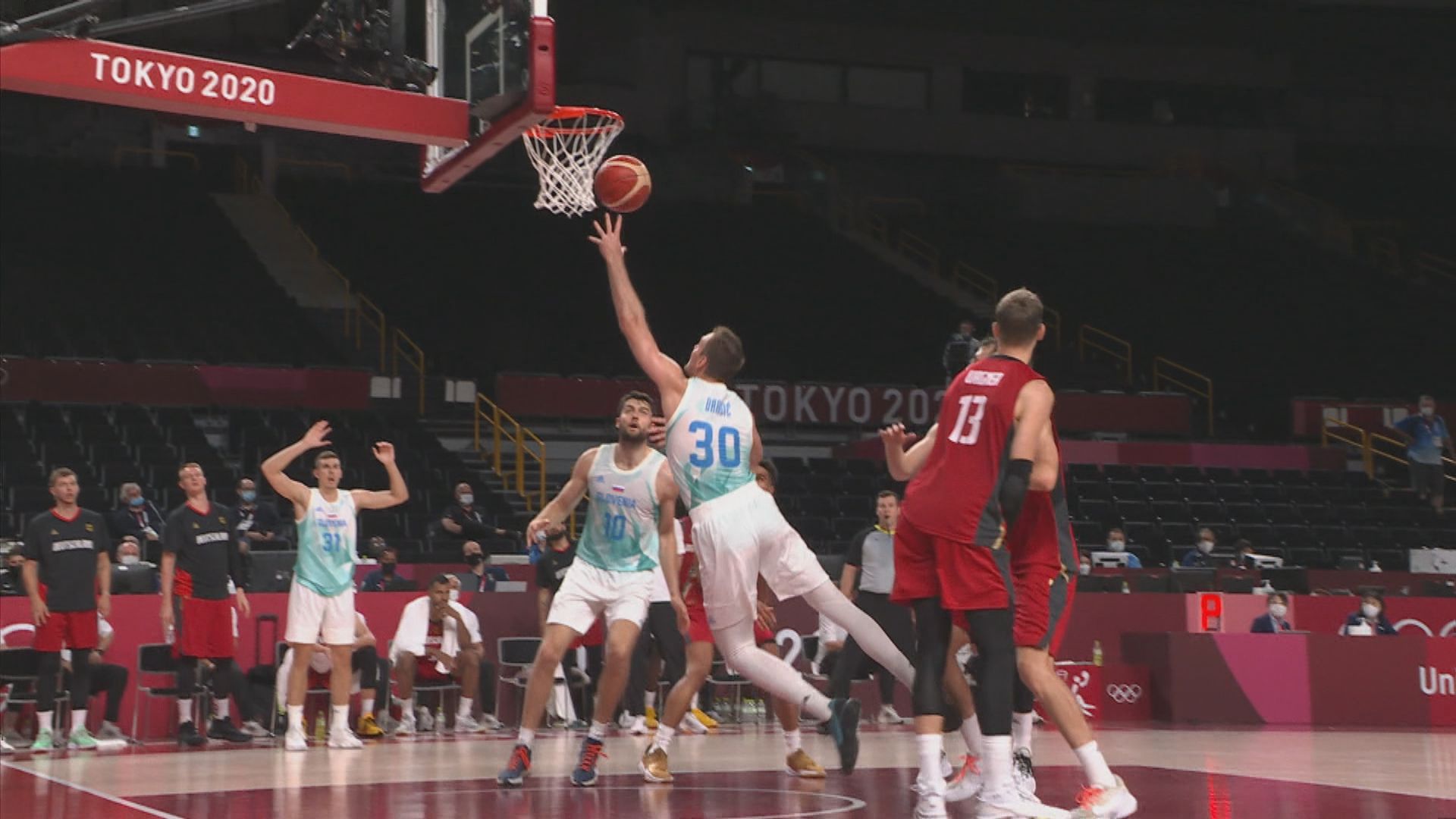 男子籃球八強　斯洛文尼亞94:70德國