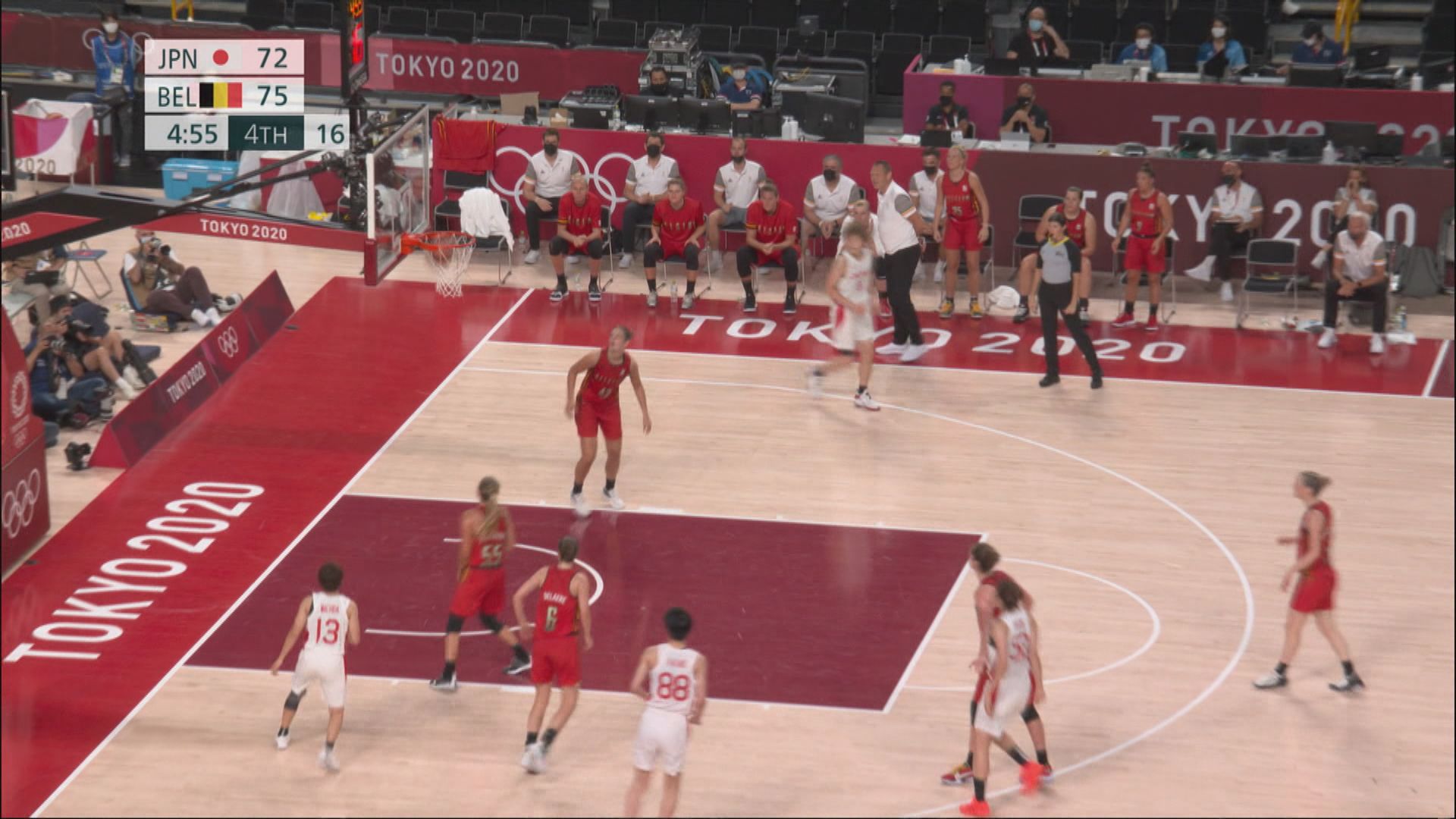 奧運女子籃球　中國70:77塞爾維亞